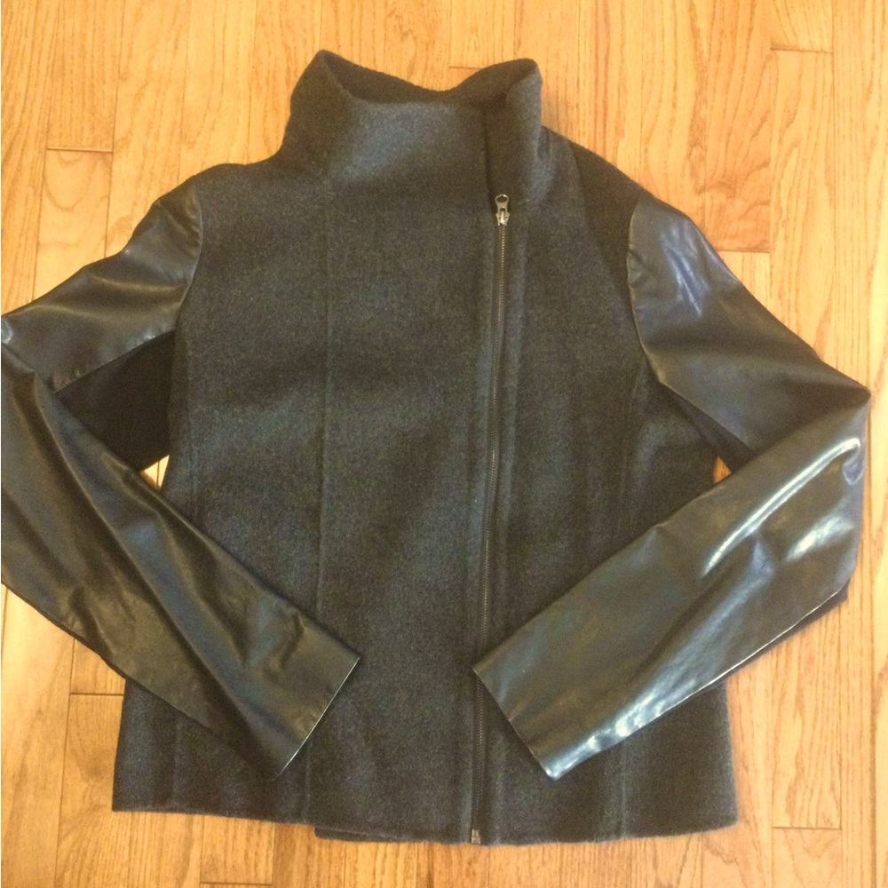 Vince Mixed Media Jacket